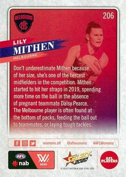 2020 Select Footy Stars #206 Lily Mithen Back